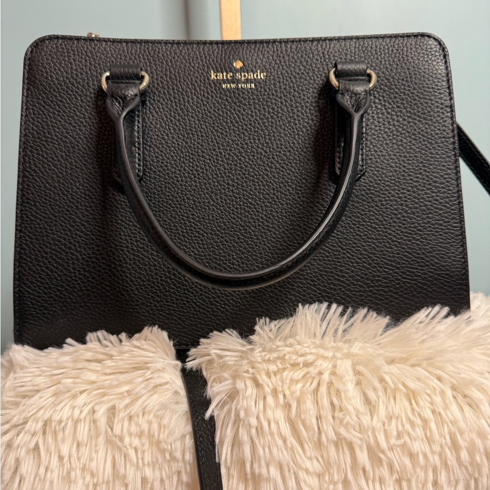 Kate Spade Mulberry Street Black Pebble Leather Handbag